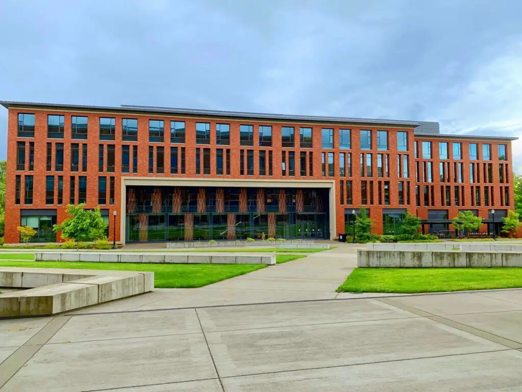 A lecture hall on the campus of Oregon State University