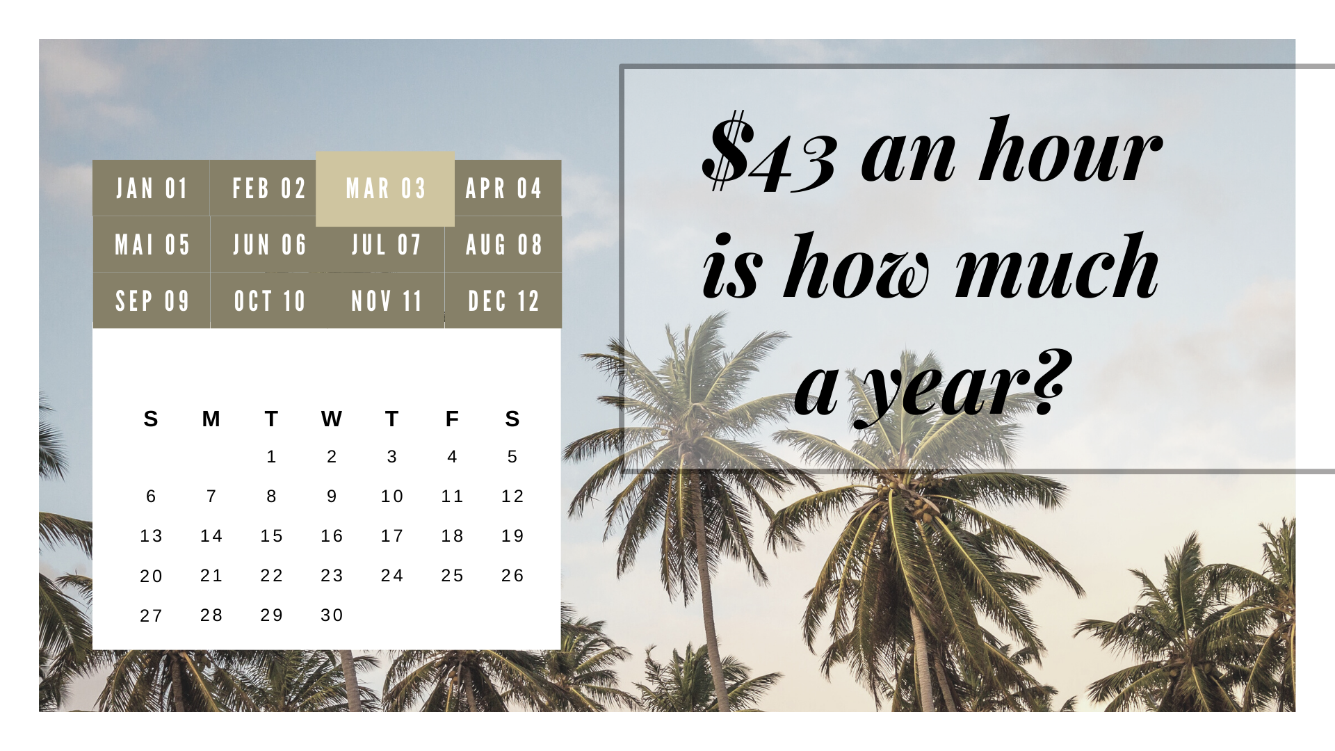 $43 an hour is how much a year? - Smart Personal Finance