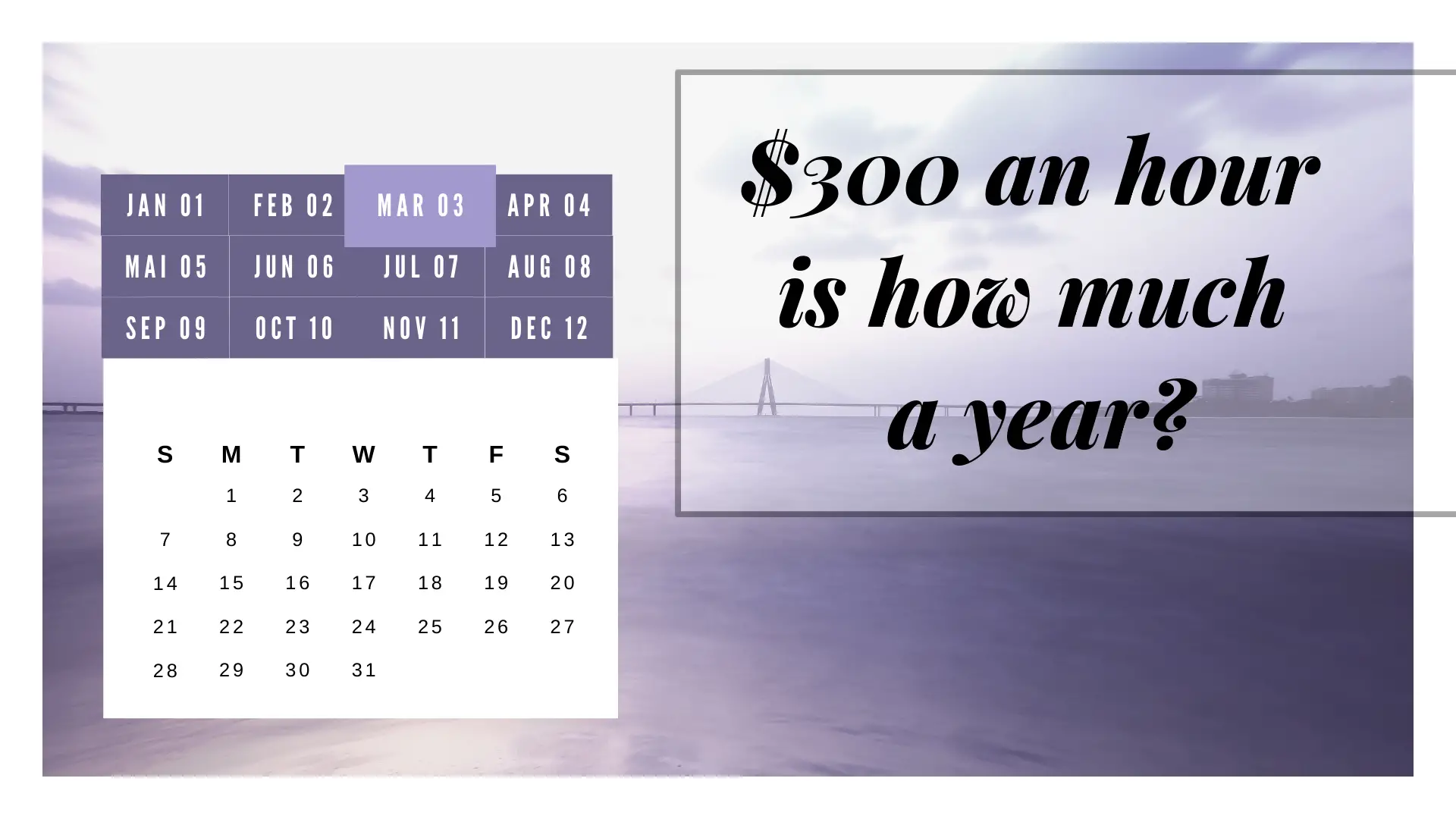 $300 an hour is how much a year? - Smart Personal Finance